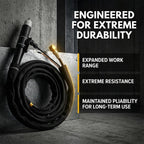 P80 plasma torch engineered for extreme durability: expanded work range and resistance for long-term use