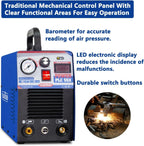 PLC55X traditional mechanical control panel with barometer for air pressure, LED display and durable switch buttons