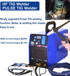 PLASMARGON 520TSCPF pulse TIG welding at 200A