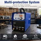 200ARCUT55 multi-protection system with over-current, over-voltage and over-heat protection, ideal for auto repair, home DIY and garage projects