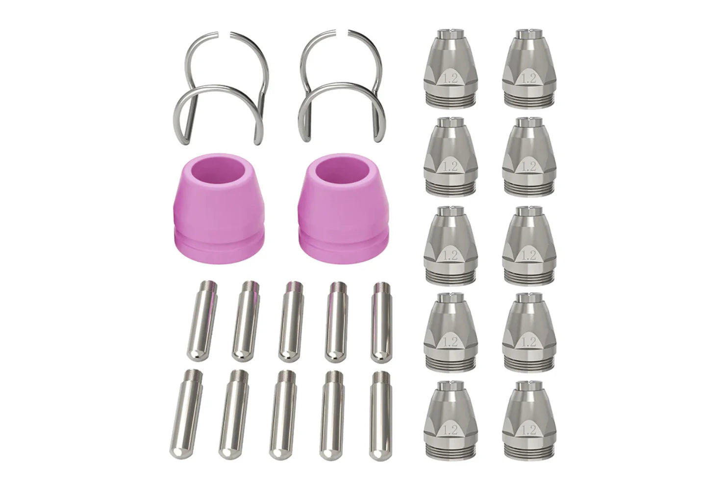 Example plasma torch consumable components